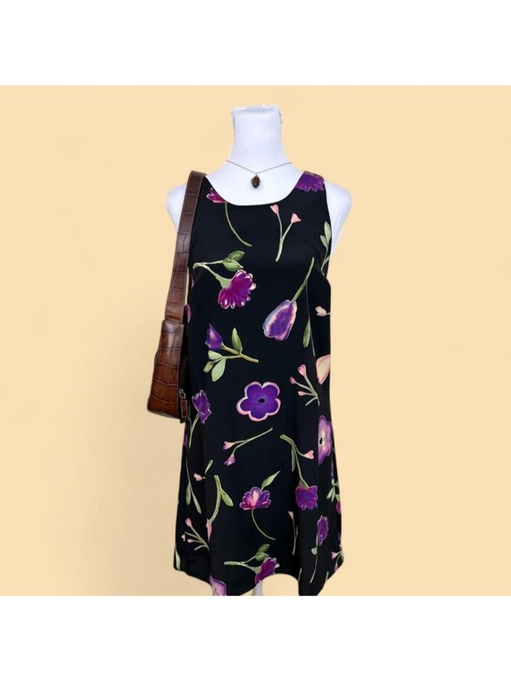 90s floral whimsical dress